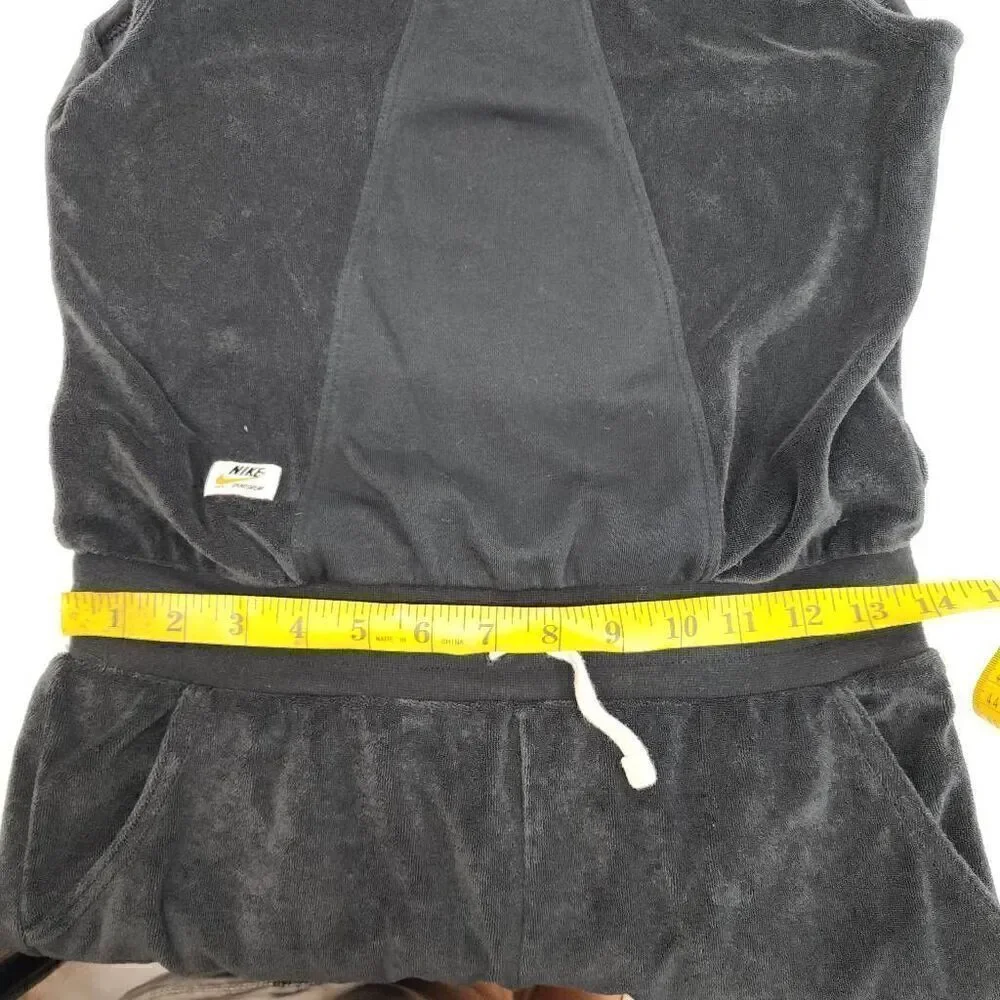 Nike Size Large Terry Cloth Jumper Shorts Black Youth